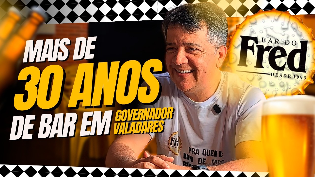 Mais de 30 anos de bar em Governador Valadares